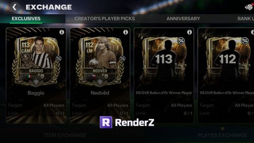 New Ballon d’Or Exchanges